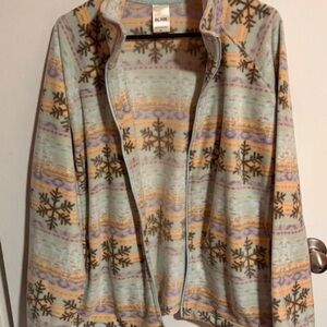 Blair Women's Multicolor Snowflake Utility Jacket